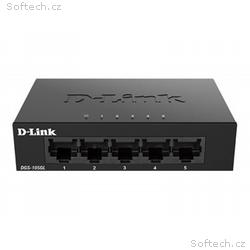 D-Link DGS 105GL - Přepínač - neřízený - 5 x 10, 1