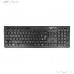 Delock - Silent - klávesnice - bezdrátový - 2.4 GH
