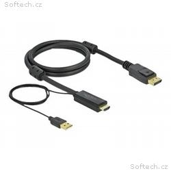 Delock - Kabel video, audio - HDMI, USB (pouze nap