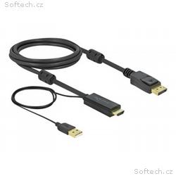Delock - Kabel video, audio - HDMI, USB (pouze nap