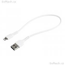 StarTech.com 12 in(30cm) Durable White USB-A to Li