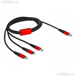 Delock 3 in 1 - Kabel pouze pro nabíjení - USB-C s