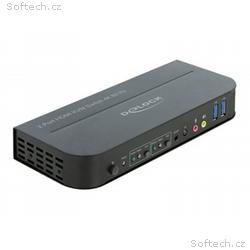 Delock HDMI KVM Switch 4K 60 Hz with USB 3.0 and A