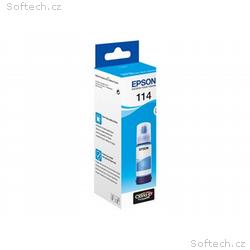Epson 114 - 70 ml - azurová - originální - doplněn
