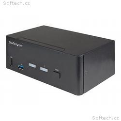 StarTech.com 2 Port Dual Monitor HDMI KVM Switch, 