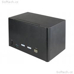 StarTech.com 2 Port Quad Monitor DisplayPort KVM S