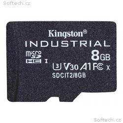 Kingston Industrial - Paměťová karta flash - 8 GB 