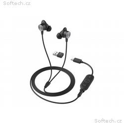 Logitech Zone Wired Earbuds - Náhlavní souprava - 