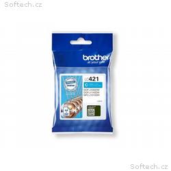 Brother LC421C - Azurová - originální - inkoustová