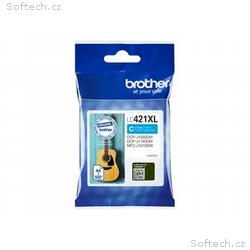 Brother LC421XLC - Vysoká výtěžnost - azurová - or
