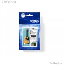 Brother LC421XL - 4-balení - XL - černá, žlutá, az