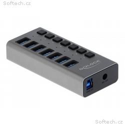 Delock - Rozbočovač - 7 x SuperSpeed USB 3.0 - des