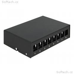 Delock - Záslepný patch panel keystone - montáž na