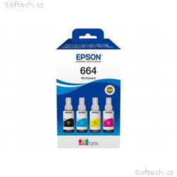 Epson EcoTank 664 - 4-balení - černá, purpurová, a