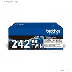 Brother TN242 BKTWIN - 2-balení - černá - originál