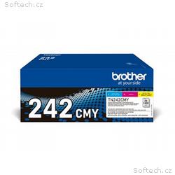 Brother TN242CMY Value Pack - 3-balení - žlutá, az