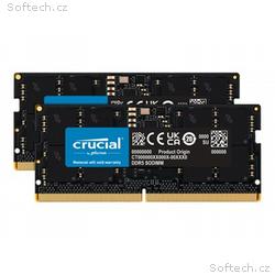Crucial - DDR5 - sada - 32 GB: 2 x 16 GB - SO-DIMM