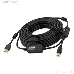 Vision - Kabel USB - USB (M) do USB typ B (M) - US
