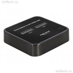 Delock - Dokovací stanice SSD - oddílů: 2 - M.2 - 