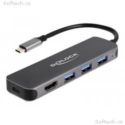 Delock - Rozbočovač - 3 x USB 3.2 Gen 1 + 1 x USB-