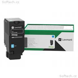 Lexmark - Azurová - originální - kazeta s barvivem