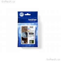 Brother LC422 Multipack - 4-balení - černá, žlutá,