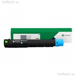 Lexmark - Azurová - originální - kazeta s barvivem