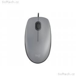 Logitech M110 Silent - Myš - pravák a levák - opti