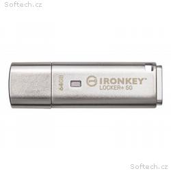 Kingston IronKey Locker+ 50 - Jednotka USB flash -