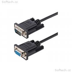 StarTech.com 3m RS232 Serial Null Modem Cable, Cro