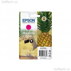 Epson 604 - 2.4 ml - purpurová - originální - blis