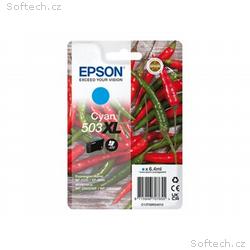 Epson 503XL - 6.4 ml - azurová - originální - blis