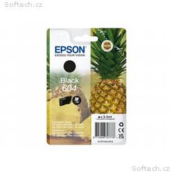 Epson 604 - 3.4 ml - černá - originální - blistr s