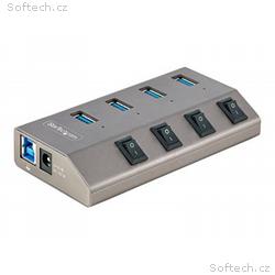 Startech 4-Port Self-Powered USB-C Hub with Indivi