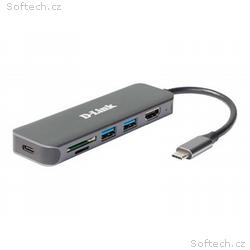 D-Link DUB-2327 - Dokovací stanice - USB-C, Thunde