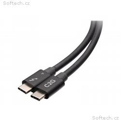 C2G 2.5ft Thunderbolt 4 USB C Cable - USB C to USB