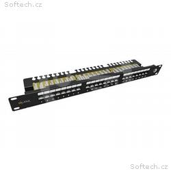 Solarix SX24L-6-UTP-BK-N - Patch panel se správou 