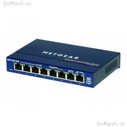 NETGEAR GS108 - Přepínač - 8 x 10, 100, 1000 - des