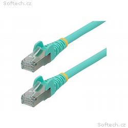 StarTech.com 50cm CAT6a Ethernet Cable - Aqua - Lo