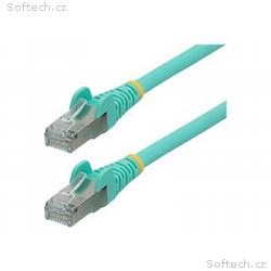 StarTech.com 1m CAT6a Ethernet Cable - Aqua - Low 