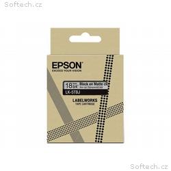 Epson LabelWorks LK-5TBJ - Černá na matné průhledn