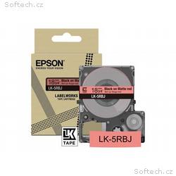 Epson LabelWorks LK-5RBJ - Černá na matné červené 