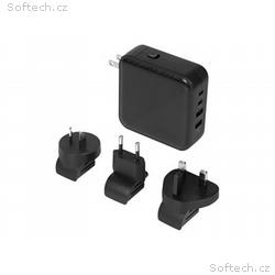 Targus - Síťový adaptér - GaN - 100 Watt - PD - 4 