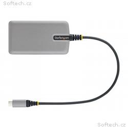 StarTech.com 3-Port USB-C Hub with Ethernet, 3x US