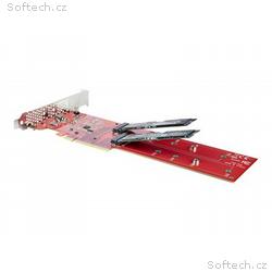 StarTech.com Dual M.2 PCIe SSD Adapter Card, x8, x