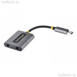 StarTech.com USB-C Headphone Splitter, USB Type C 