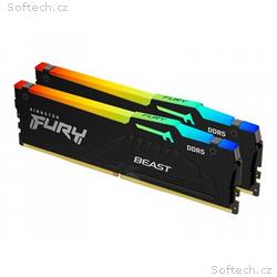 Kingston FURY Beast RGB - DDR5 - sada - 16 GB: 2 x