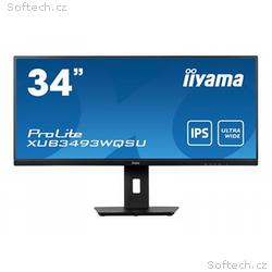 iiyama ProLite, XUB3493WQSU-B5, 34", IPS, 3440x144