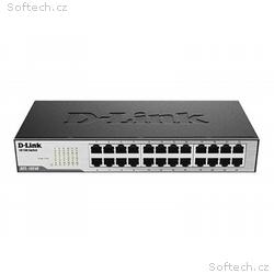 D-Link DES 1024D - Přepínač - 24 x 10, 100 - deskt