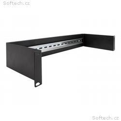 Delock - DIN rail panel - montáž do racku - cerná 